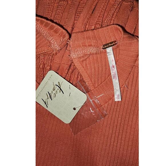 New Free People Serenity Maxi Dress $168  X-SMALL Peach BOHO-CHIC - Picture 5 of 7